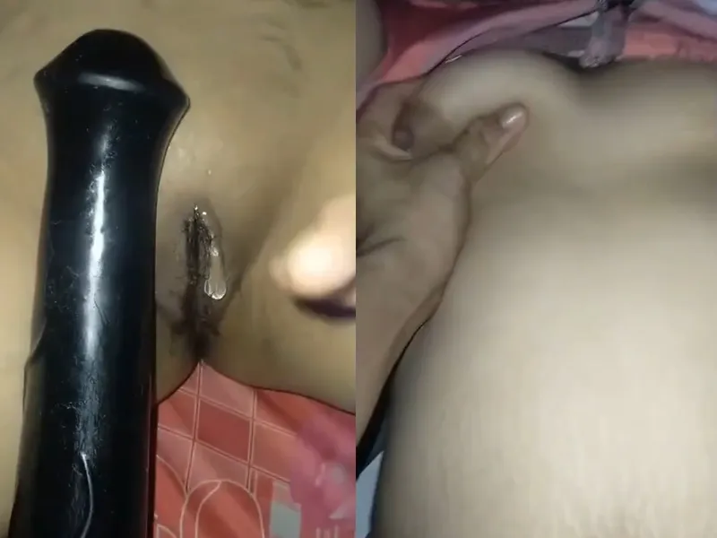 Bạn gái xinh tươi vú to lỗ lồn múp móc lồn bằng sextoy cực sướng
